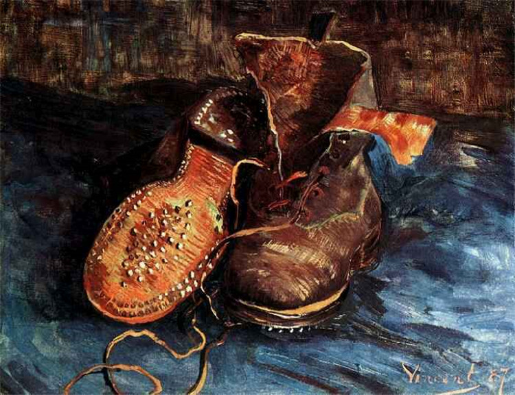 A Pair Of Shoes 1887 Van Gogh Oil Painting